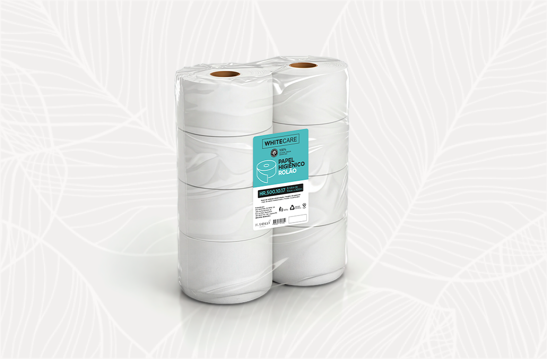 Whitecare - 10cm x 500m - 8 rolos